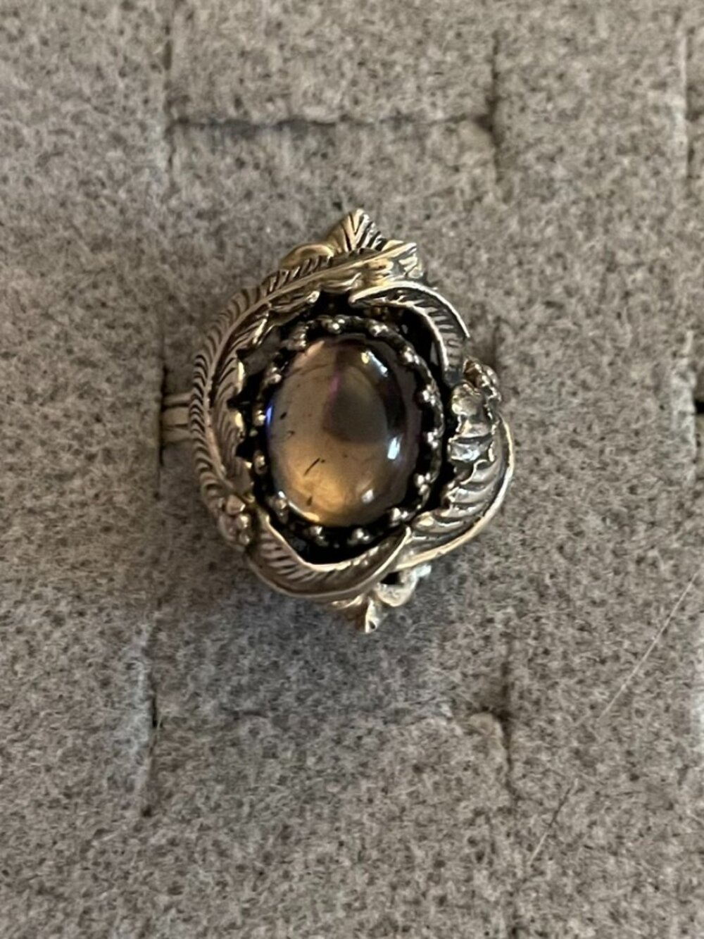 NWT Vintage Sterling Silver Ring Sz 6 Handmade Cross Bob Stringer OOAK Boho $250